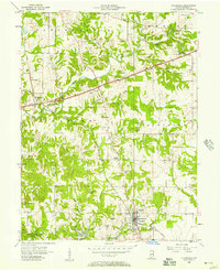Cloverdale 1956 topographic map thumbnail