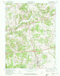 Cloverdale 1970 topographic map thumbnail