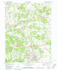 Cloverdale 1970 topographic map thumbnail