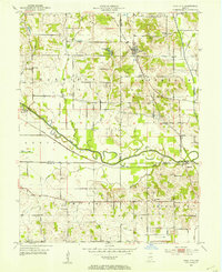 Coal City 1953 topographic map thumbnail