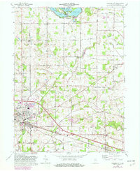 Columbia City 1965 topographic map thumbnail