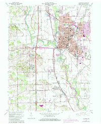 Columbus 1962 topographic map thumbnail