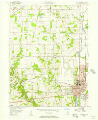 Connersville 1956 topographic map thumbnail