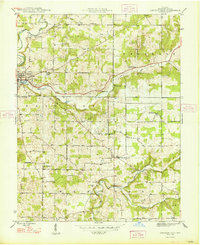 Corydon East 1948 topographic map thumbnail