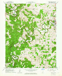 Corydon West 1962 topographic map thumbnail