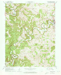 Corydon West 1962 topographic map thumbnail