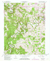 Corydon West 1962 topographic map thumbnail