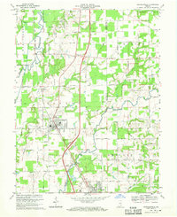 Crothersville 1968 topographic map thumbnail