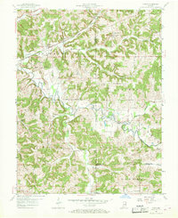 Cuzco 1957 topographic map thumbnail