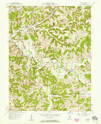 Cuzco 1957 topographic map thumbnail
