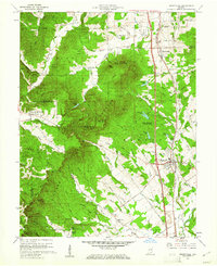 Henryville 1960 topographic map thumbnail