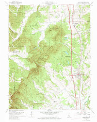 Henryville 1960 topographic map thumbnail