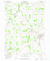 Hicksville 1958 topographic map thumbnail