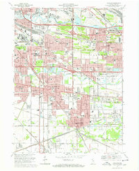Highland 1968 topographic map thumbnail