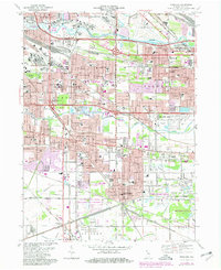 Highland 1968 topographic map thumbnail
