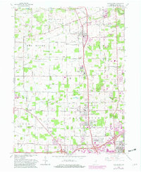 Huntertown 1963 topographic map preview