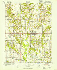 Hymera 1953 topographic map thumbnail