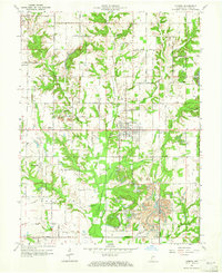 Hymera 1963 topographic map thumbnail