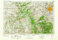 Indianapolis 1953 topographic map thumbnail