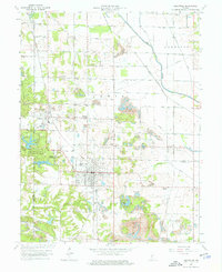 Jasonville 1963 topographic map thumbnail