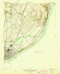 Jeffersonville 1946 topographic map thumbnail
