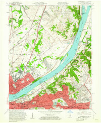 Jeffersonville 1960 topographic map thumbnail