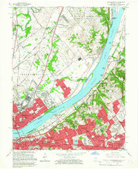 Jeffersonville 1965 topographic map thumbnail