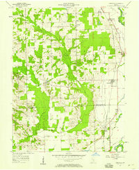Jonesville 1957 topographic map thumbnail