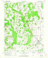 Jonesville 1962 topographic map thumbnail