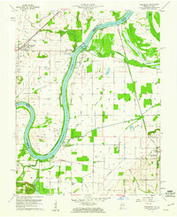 Keensburg topographic map thumbnail