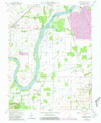Keensburg 1959 topographic map thumbnail
