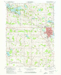 Kendallville 1973 topographic map thumbnail