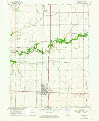 Kentland 1961 topographic map thumbnail