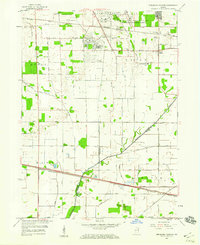 Kingsford Heights 1958 topographic map thumbnail