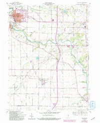 Gas City 1960 topographic map thumbnail