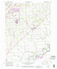 Grabill 1992 topographic map thumbnail