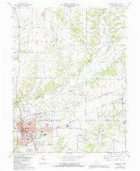 Greencastle 1970 topographic map thumbnail