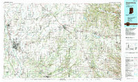 Greensburg 1986 topographic map thumbnail