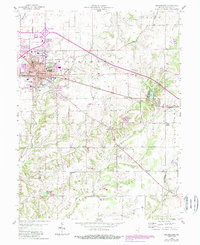 Greensburg 1958 topographic map thumbnail
