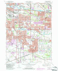 Highland 1968 topographic map thumbnail