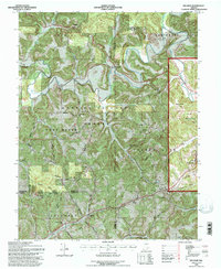 Hillham 1993 topographic map thumbnail