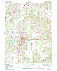 Huntingburg 1969 topographic map thumbnail