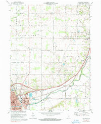 Huntington 1972 topographic map thumbnail
