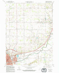 Huntington 1972 topographic map thumbnail