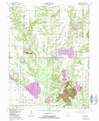 Hymera 1963 topographic map thumbnail