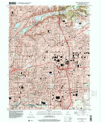 Indianapolis East 1998 topographic map thumbnail