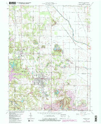 Jasonville 1963 topographic map thumbnail