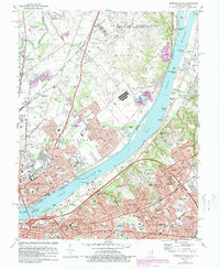 Jeffersonville 1982 topographic map thumbnail