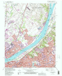 Jeffersonville 1993 topographic map thumbnail