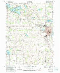 Kendallville 1973 topographic map thumbnail